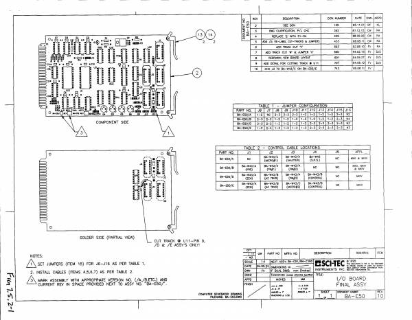 IO board assembly IO board assembly