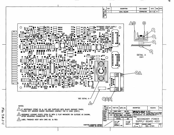 Secondary Power Supply Board Assembly Secondary Power Supply Board Assembly