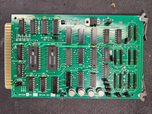 Picture of the top of a IO board from a birds eye view Picture of the top of a IO board from a birds eye view